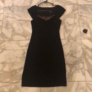 Black cocktail dress
